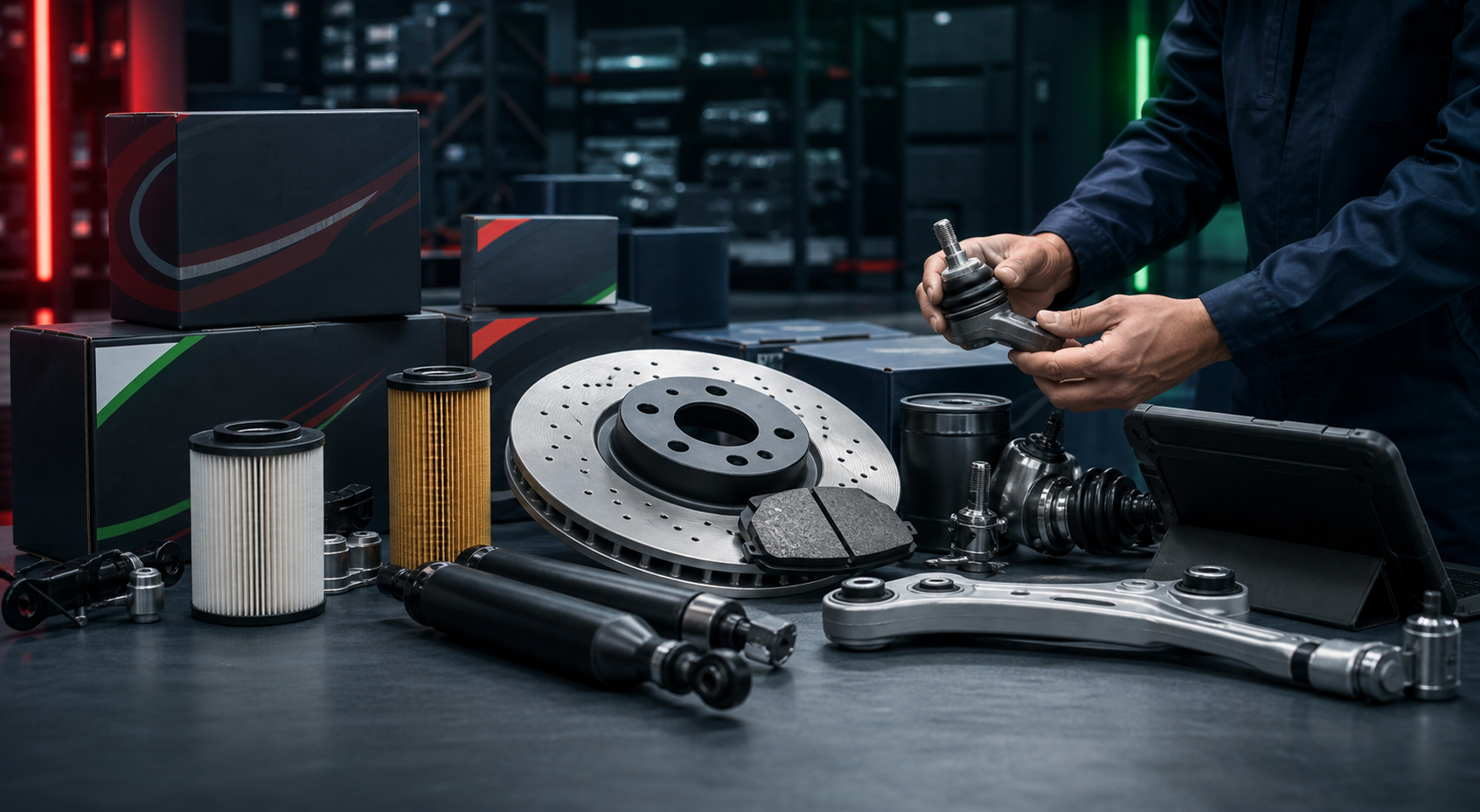Controllo qualità ricambi automotive